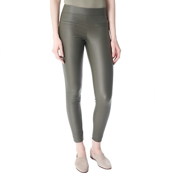 l LOVE TYLER MADISON the mara waxed  leggings - Picture 3 of 12
